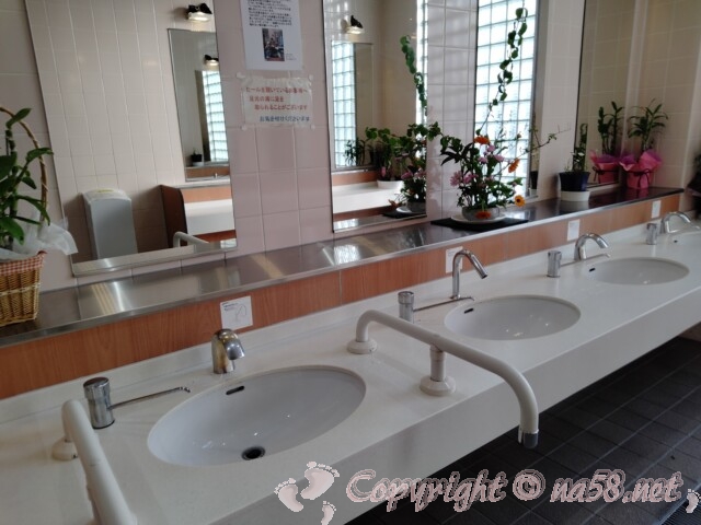道の駅藤川宿（岡崎市）のトイレ洗面所