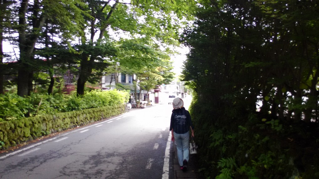 旧軽井沢別荘地の風景