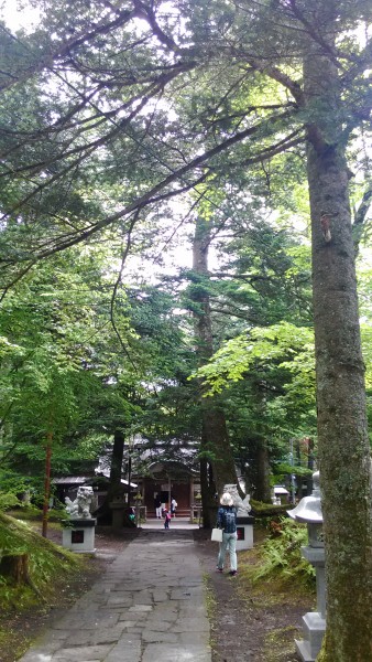 旧軽井沢別荘地の風景