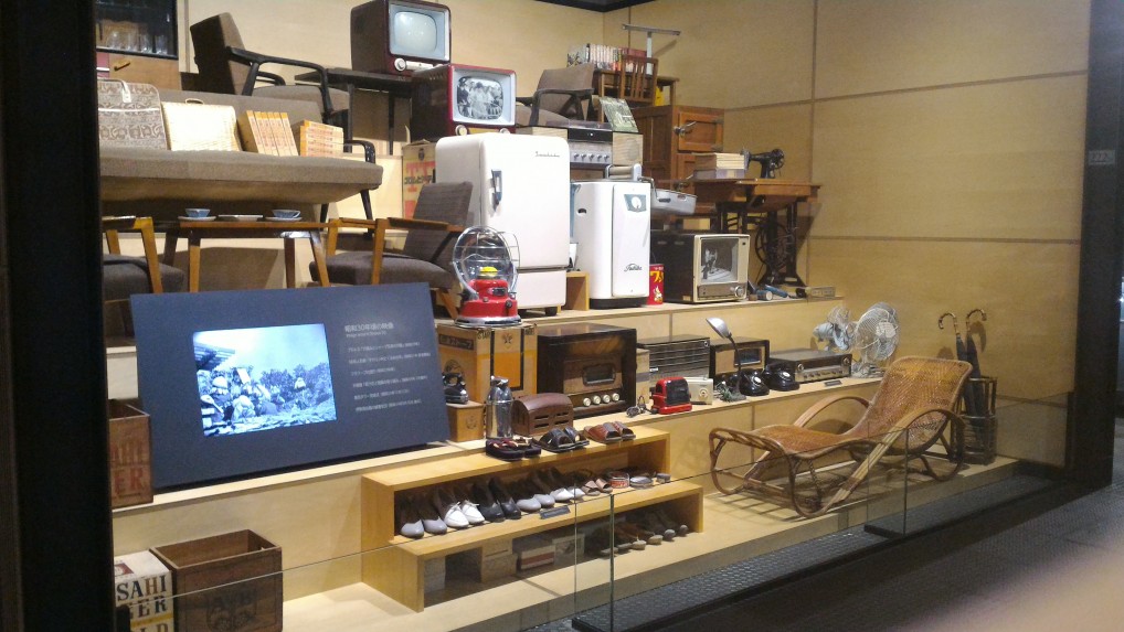 トヨタ博物館新館の生活文化用品の展示