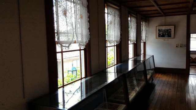 「日本大正村」（岐阜県恵那市明知町）大正村役場の二階の窓