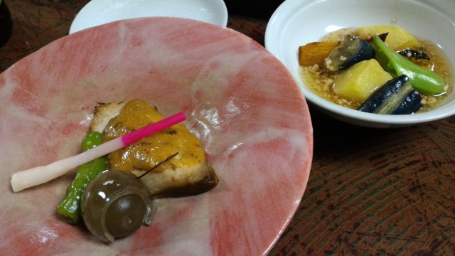 熱海温泉旅館立花の鯛めしプランの料理