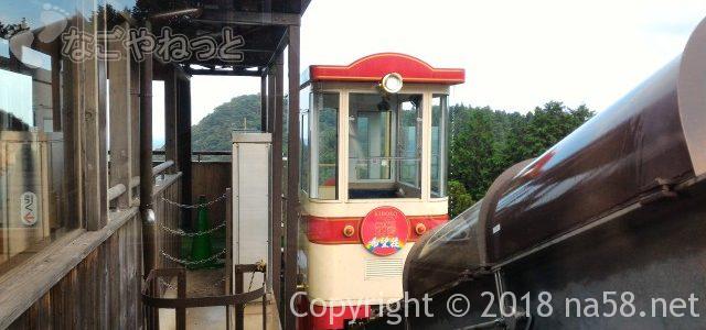 施設内ケーブルカーで行く温泉「希望荘」温泉と景観(三重県菰野町) 施設内ケーブルカーで行く温泉「希望荘」温泉と景観(三重県菰野町)