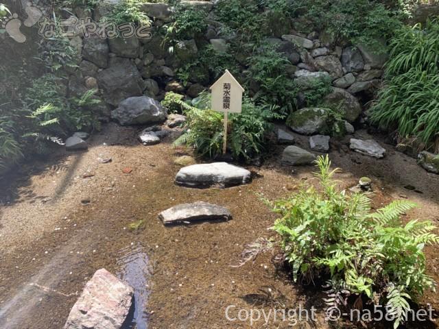 養老の滝（岐阜県養老郡養老町）養老神社横の菊水泉