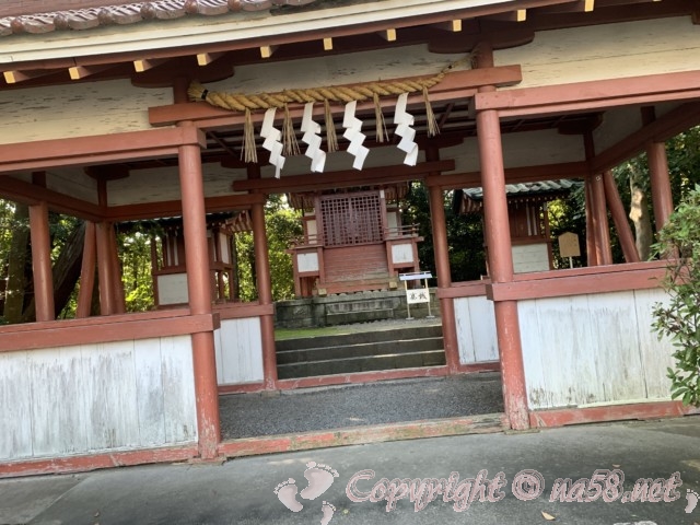 津島神社（愛知県津島市）の境内にある「居森社」