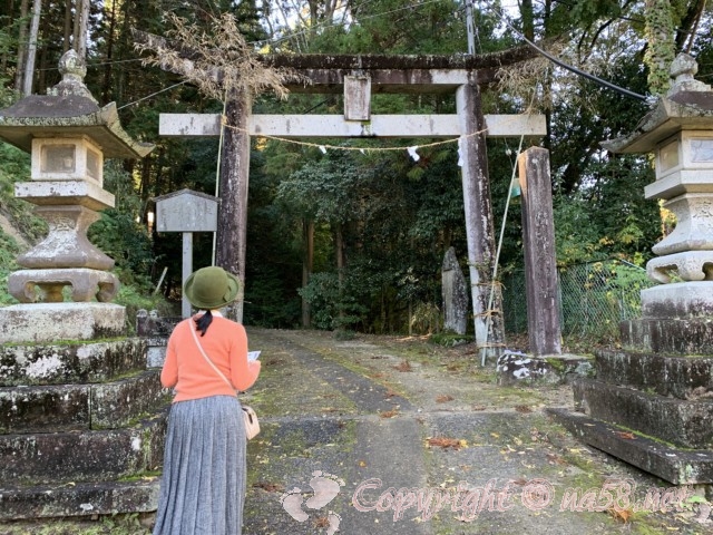小原四季桜まつり（愛知県豊田市）家康の腰かけ石のある神社へ