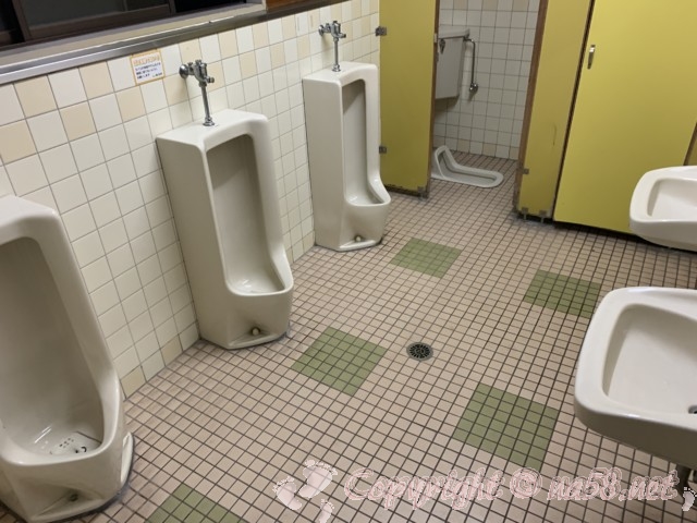 「道の駅飯高駅」（三重県松阪市）男性用トイレ