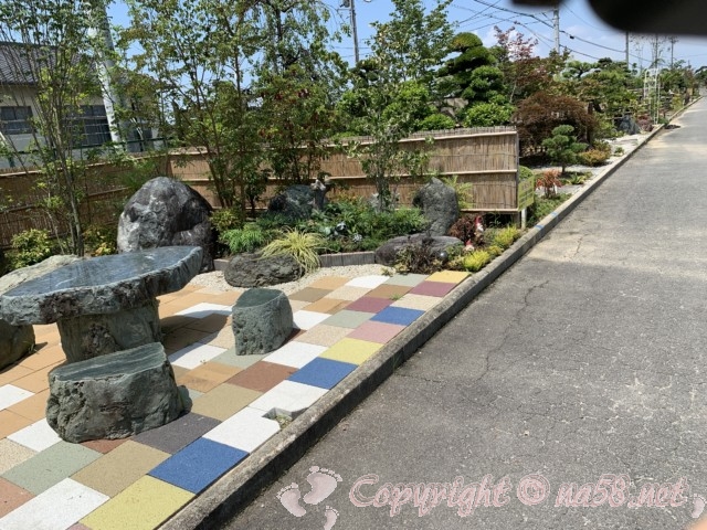 愛知県西尾市「憩いの農園・バラ園」庭園のセット