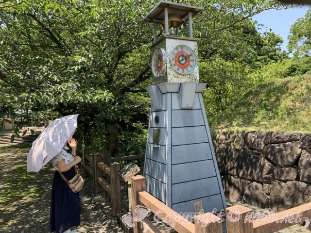 西尾市歴史公園（愛知県西尾市）の時計塔