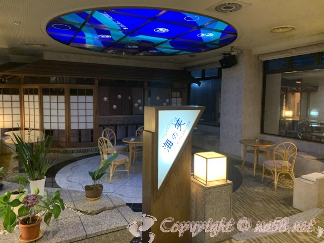 渚のリゾート「竜宮ホテル」（愛知県西尾市吉良町）カフェヌードルバー