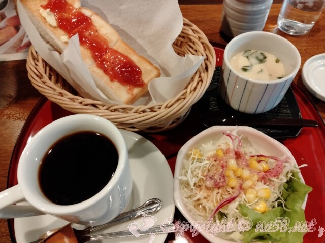 和食麺処のサガミ　モーニングサービス　茶わん蒸しセット