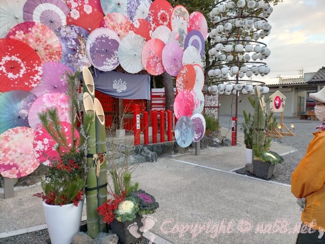 別小江神社（名古屋市）お正月飾り　門松　令和５2023