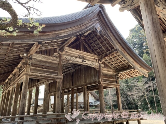 猿投神社（愛知県豊田市）歴史のある神楽殿