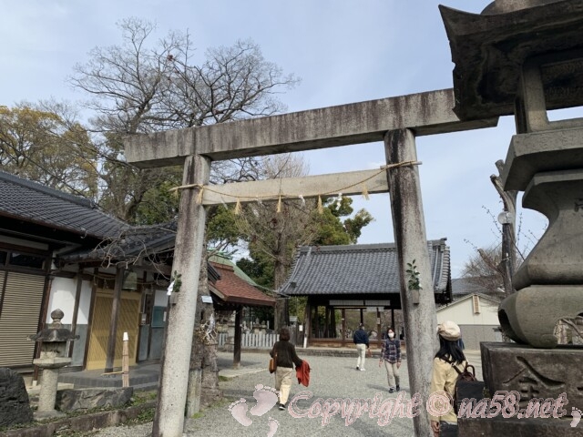 神明生田神社（愛知県岩倉市）の大鳥居
