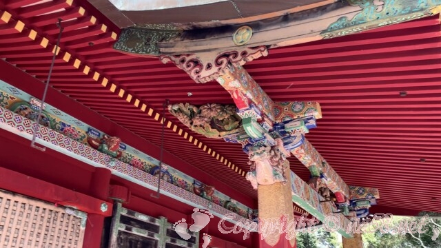 滝山東照宮（岡崎市）日本三東照宮のひとつ　極彩色の社殿
