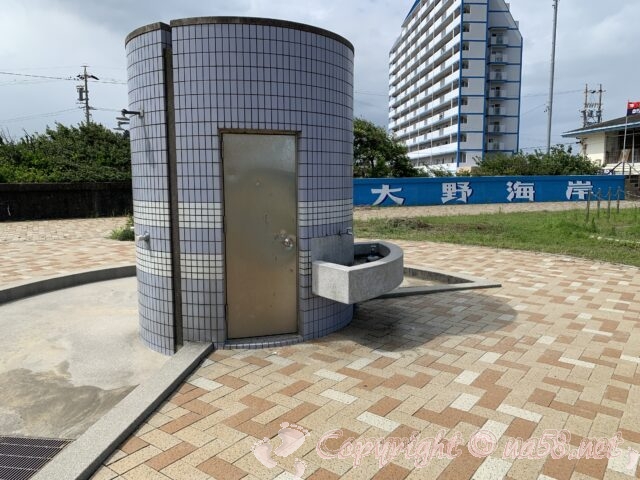 大野海水浴場　大野海岸（愛知県常滑市）シャワー