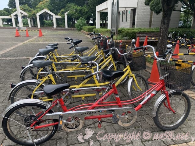 庄内緑地公園　名古屋市西区　タンデム自転車の貸し出しもある