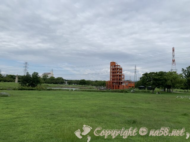 落合公園　春日井市　フォリー水の塔