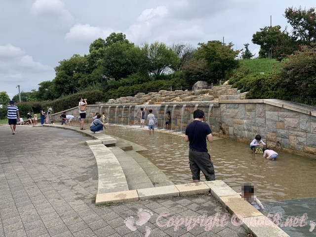 神明公園　愛知県豊山町　水遊びじゃぶじゃぶ池