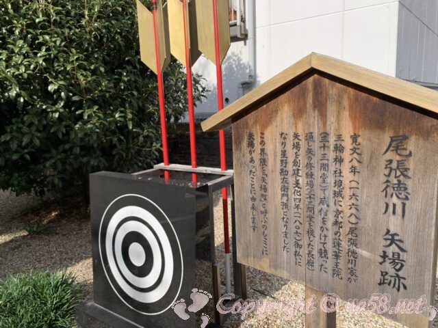 三輪神社（名古屋）尾張藩の矢場の跡