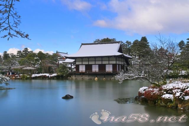 平安神宮　東神苑　冬