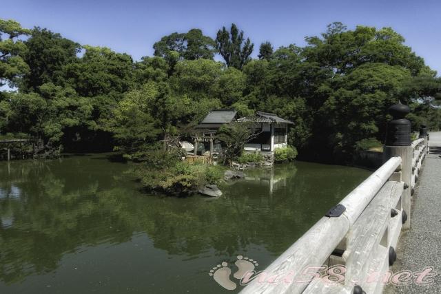 京都御所　九條池　くじょういけ