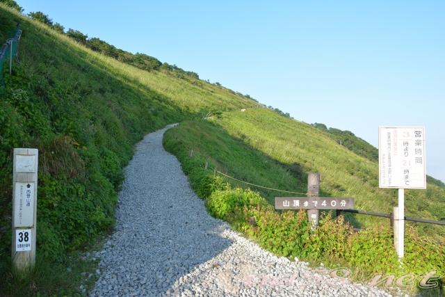 伊吹山　西登山道コースいりぐち